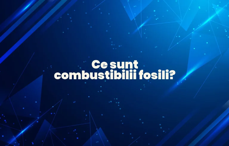 ce sunt combustibilii fosili